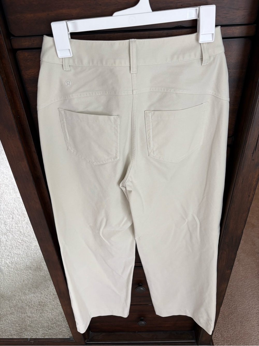 lululemon athletica Off-White/Light Cream Stretch Pants - Picture 4 of 5